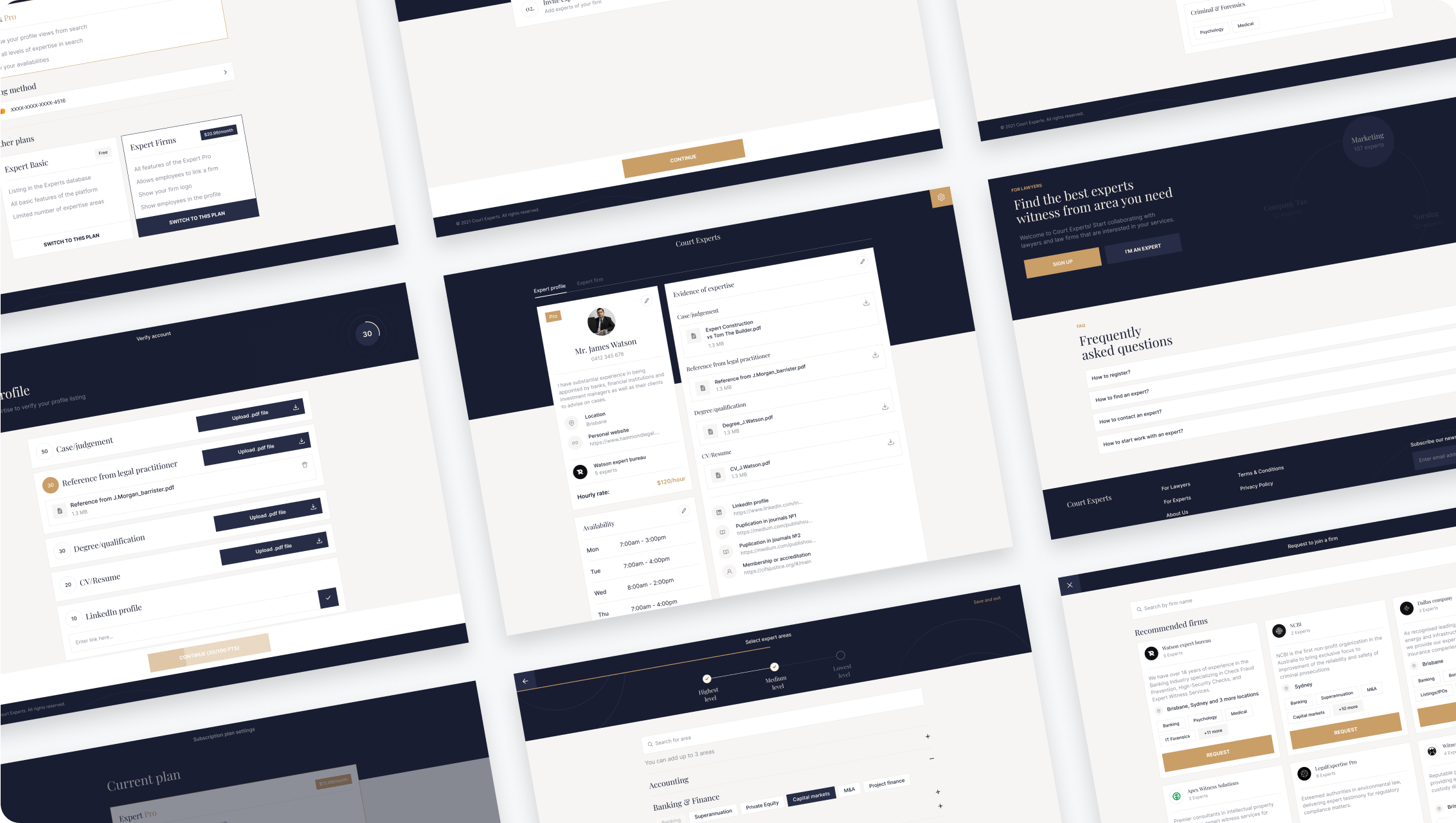 Project: A comprehensive solution for connecting lawyers and witnesses