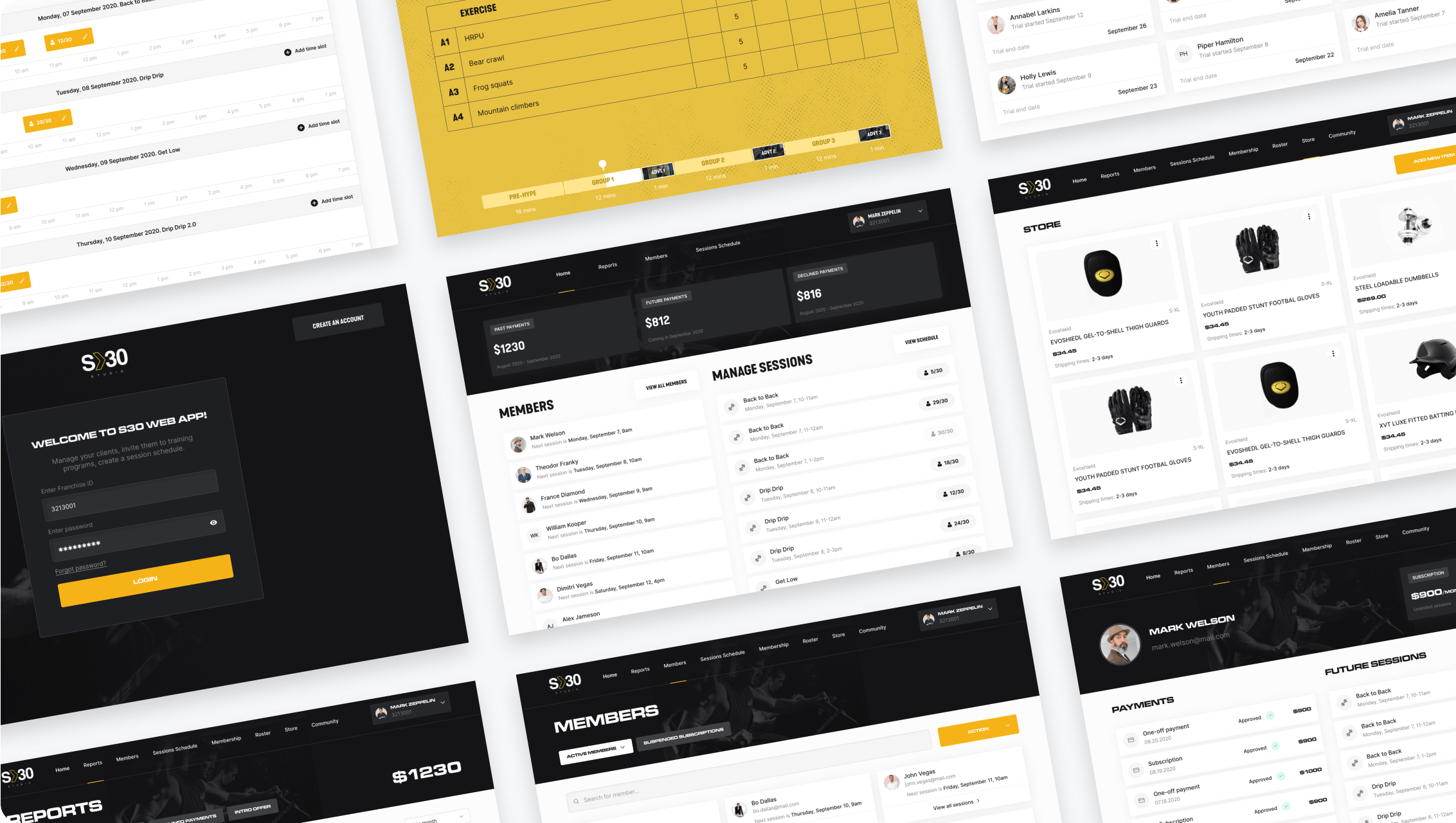 Project: An all-in-one fitness franchise solution for users to connect and thrive