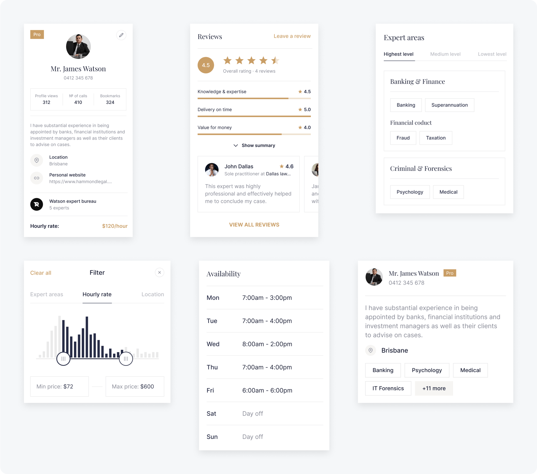 Project: A comprehensive solution for connecting lawyers and witnesses
